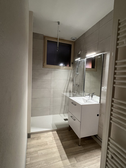 salle de bain renovée appartement