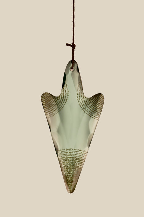 Glass sculpture "Amulet" by Quim i Txell