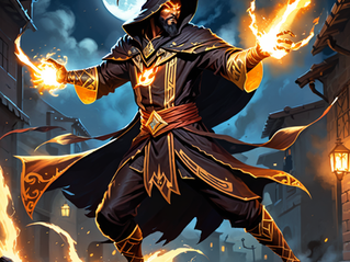 magic user readying firebolts