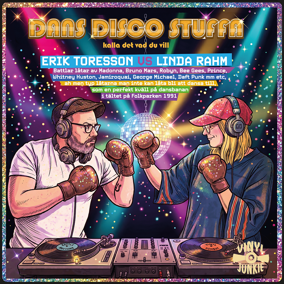 Dans & Disco på Röda Kvarn med Erik och Linda som DJ:s