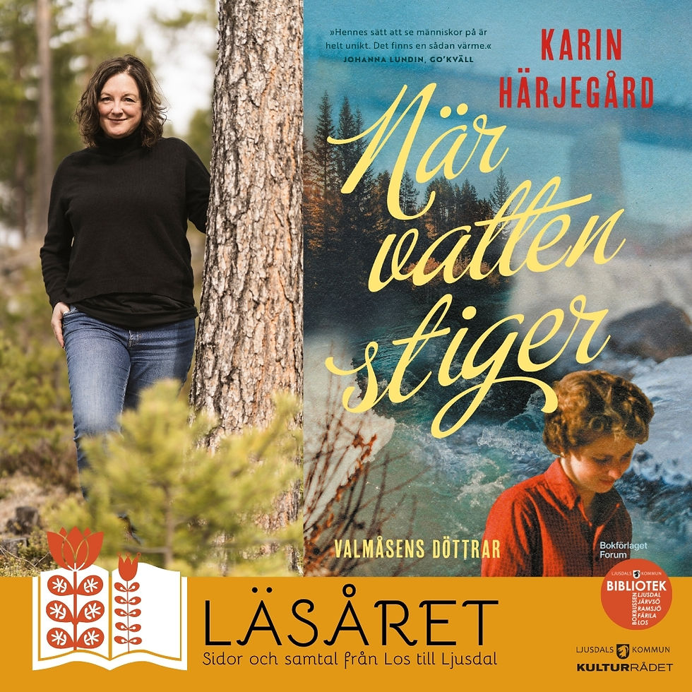 Karin Härjegård - Författarsamtal på Röda Kvarn Kulturhus