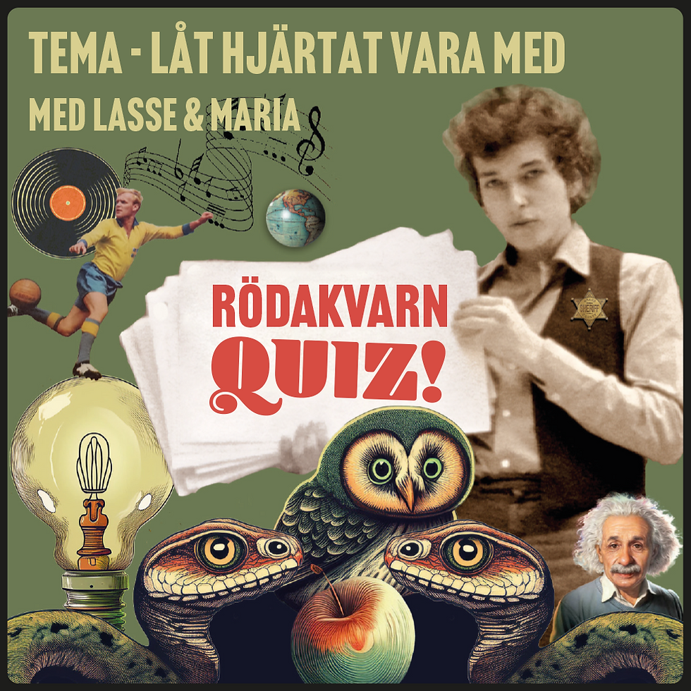 Quiz Tema: Låt Hjärtat Vara Med! - med Lasse & Maria