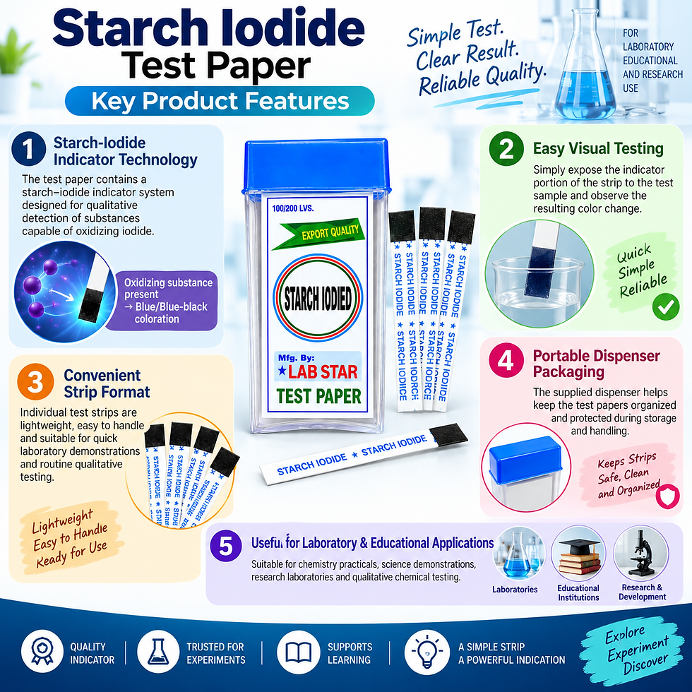 Thumbnail: LAB STAR Starch Iodide Test Paper 100 Strips