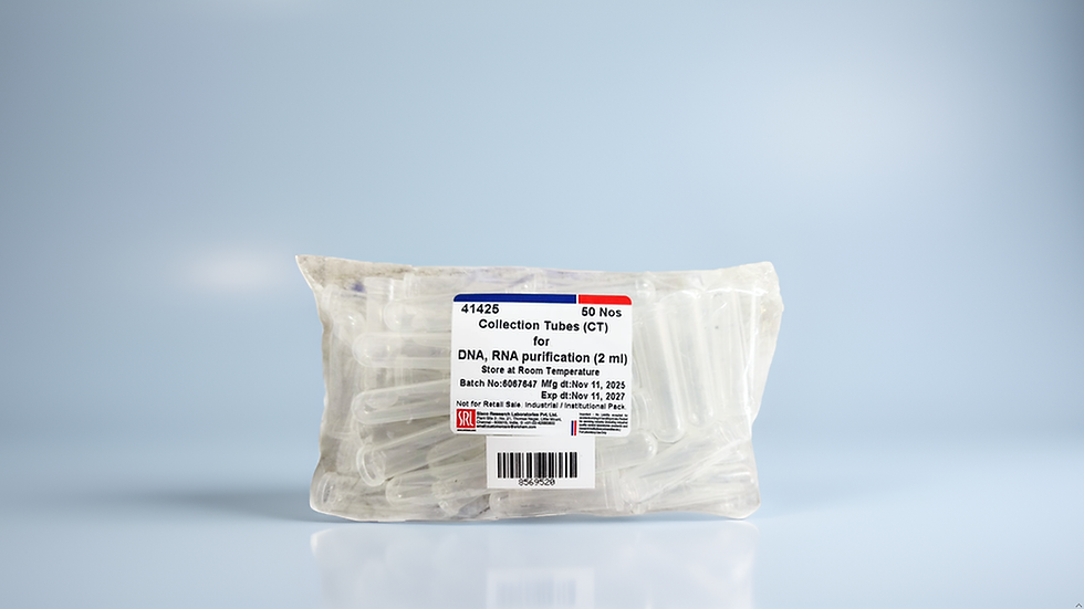 Thumbnail: SRL Collection Tubes for DNA RNA Purification,Polypropylene, 2ml Capacity, 50 No