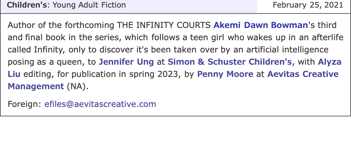 The Infinity Courts by Akemi Dawn Bowman The Infinity Courts by Akemi Dawn Bowman