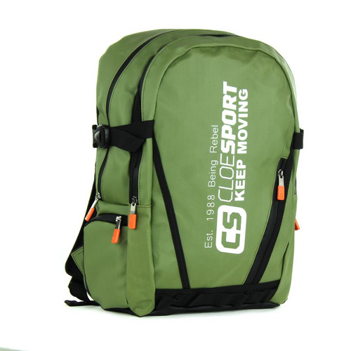 Cloe Mochila Backpack Sport Laptop 14 Pulgadas Color Verde |  CibercomprasStore