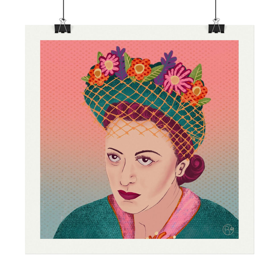 Rebbetzin Chaya Mushka Poster Print