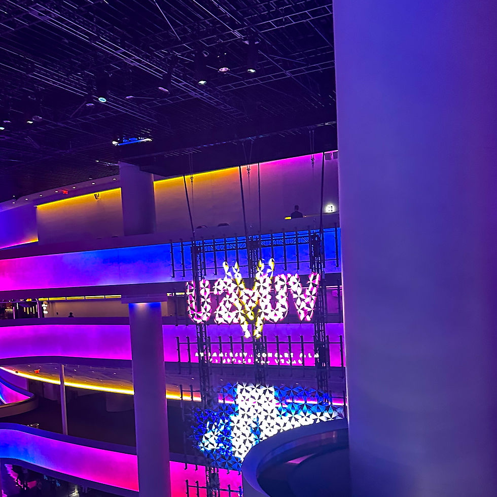 LED U2 Installation in Lobby of The SPhere