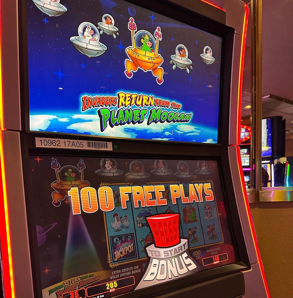 South Lake Tahoe: Planet Moolaw Slot Machine Harvey's