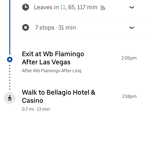 Las Vegas, Nevada, How to Get to the Bellagio with public transit:RTC App For Las Vegas Busses #1