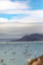 Views of the Golden Gate Bridge from Alcatraz Island