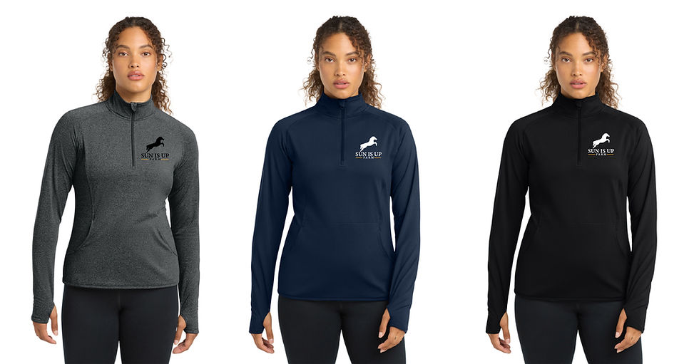 SportTek 1/4 zip with pocket