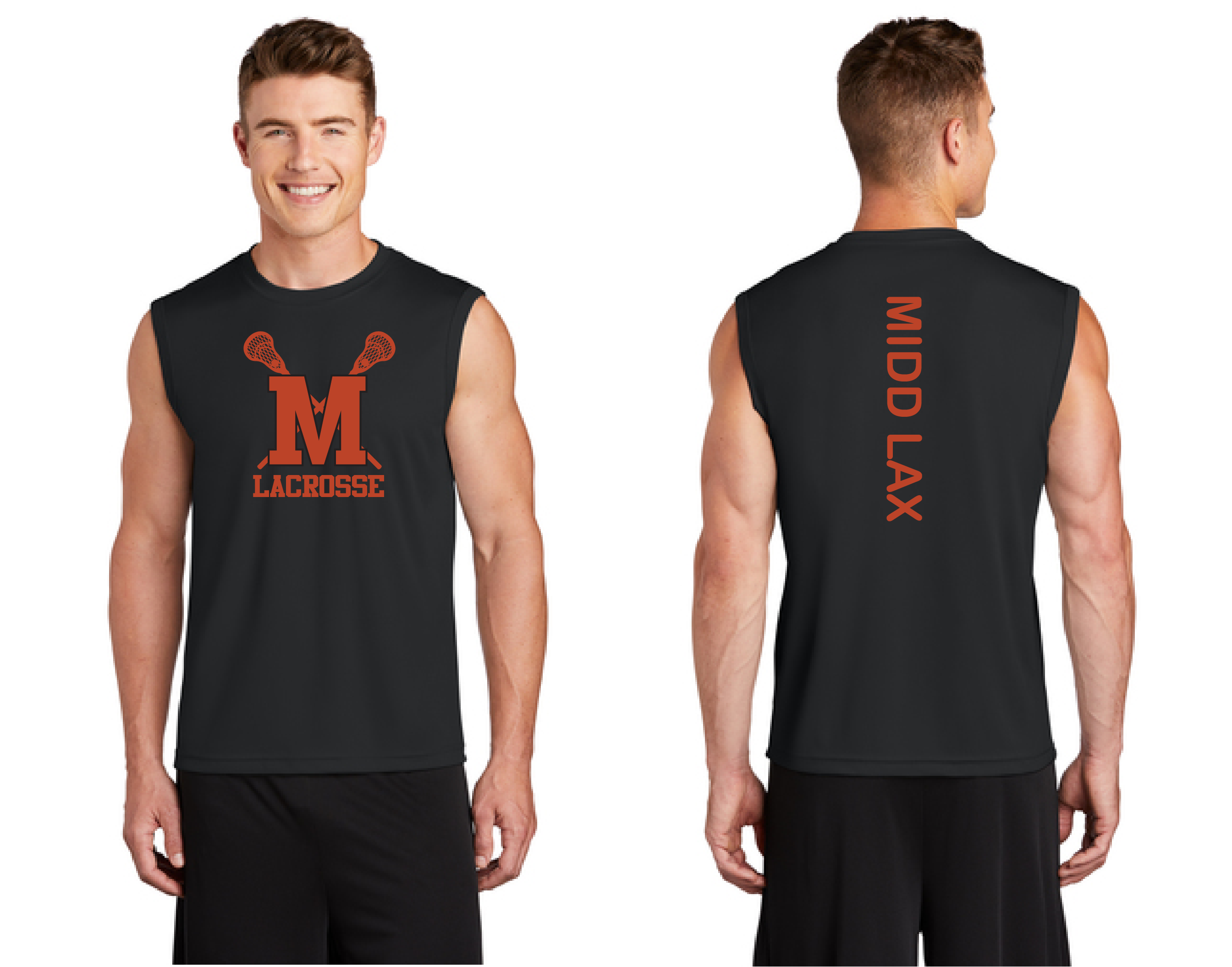 Mens Midd Lax Tank