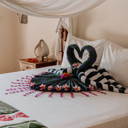 Liebevoll gestaltete Unterkunft beim Bali Retreat