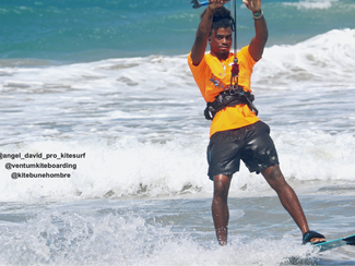 David Bonilla KITE BUEN HOMBRE at Dr Open Cabarete 2024