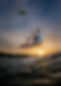 Miky jumping with a twintip in the sunset Playa Buen Hombre.jpg