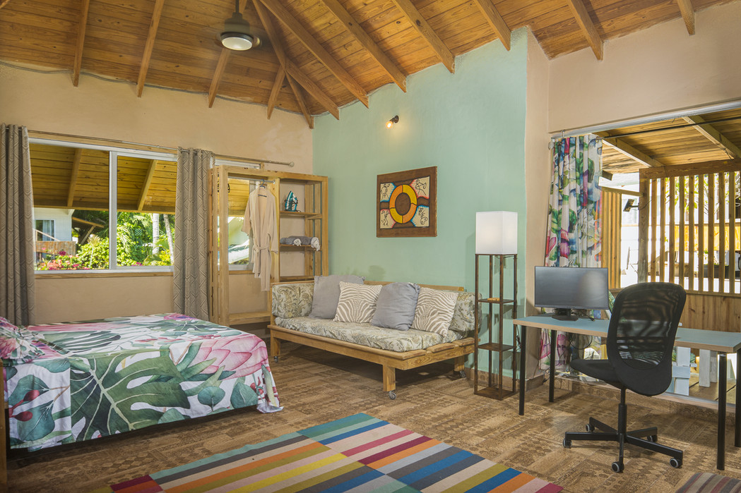 Cabarete Boutique Kite Hotel King Loft living room