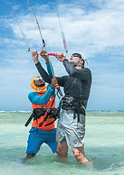 Kite surfing beginning class
