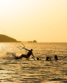 Extended stay kitesurfing package for digital nomads in Buen Hombre beach house community