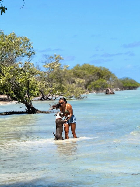 Buen Hombre lagoon shallow flat water kitesurf spot