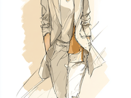 L’élan du trait — la marche de la détermination