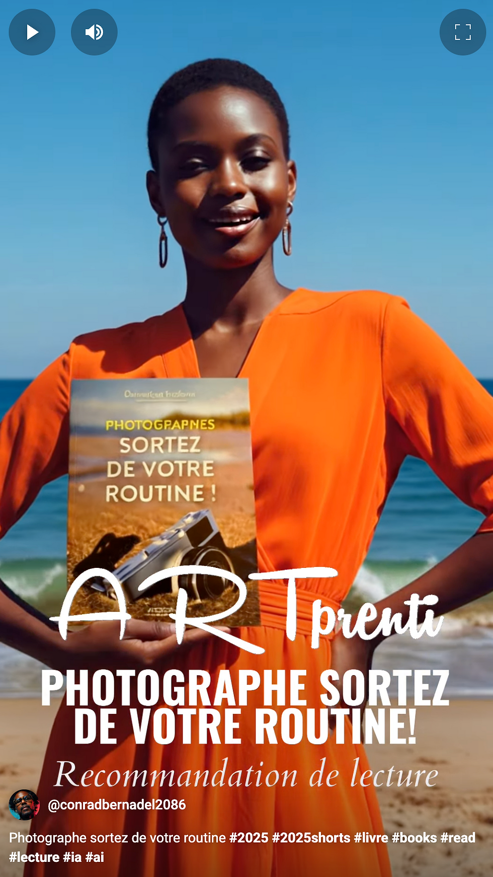 Vidéo recommandation de lecture photographe sortez de votre routine