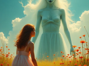 Création d'une image : Aura Mystique : Entre le Hanté et l’Éthéré