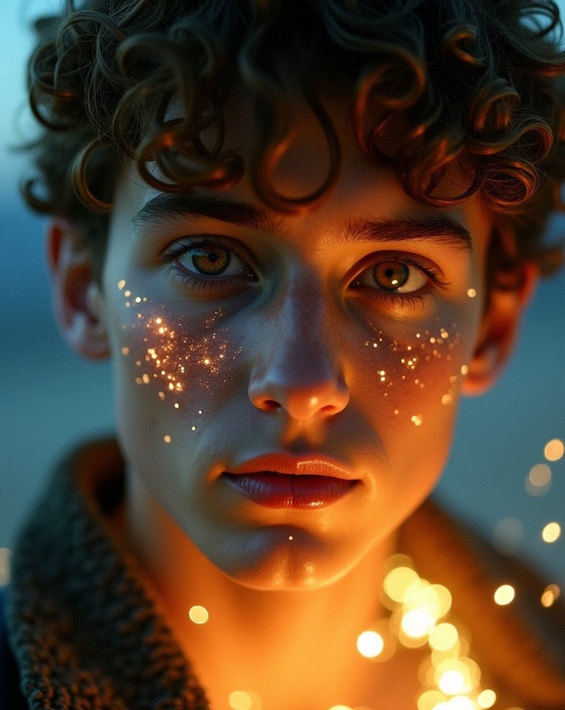 Création d'une image : Le Gardien des Étoiles Oubliées - Fusion mytho-cosmique