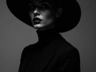 Création d'une image mode noir et blanc au clair-obscur stylisé