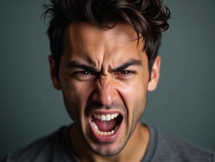 Vidéo expression homme criant