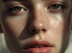 Peau [Peau parfaitement lisse et uniforme, grain régulier.]