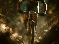 Création d'un moodboard image d'un clycliste