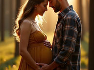 Inspiration - Couple en forêt, front contre front