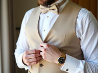 Inspiration photo de mariage - boutonnage du gilet