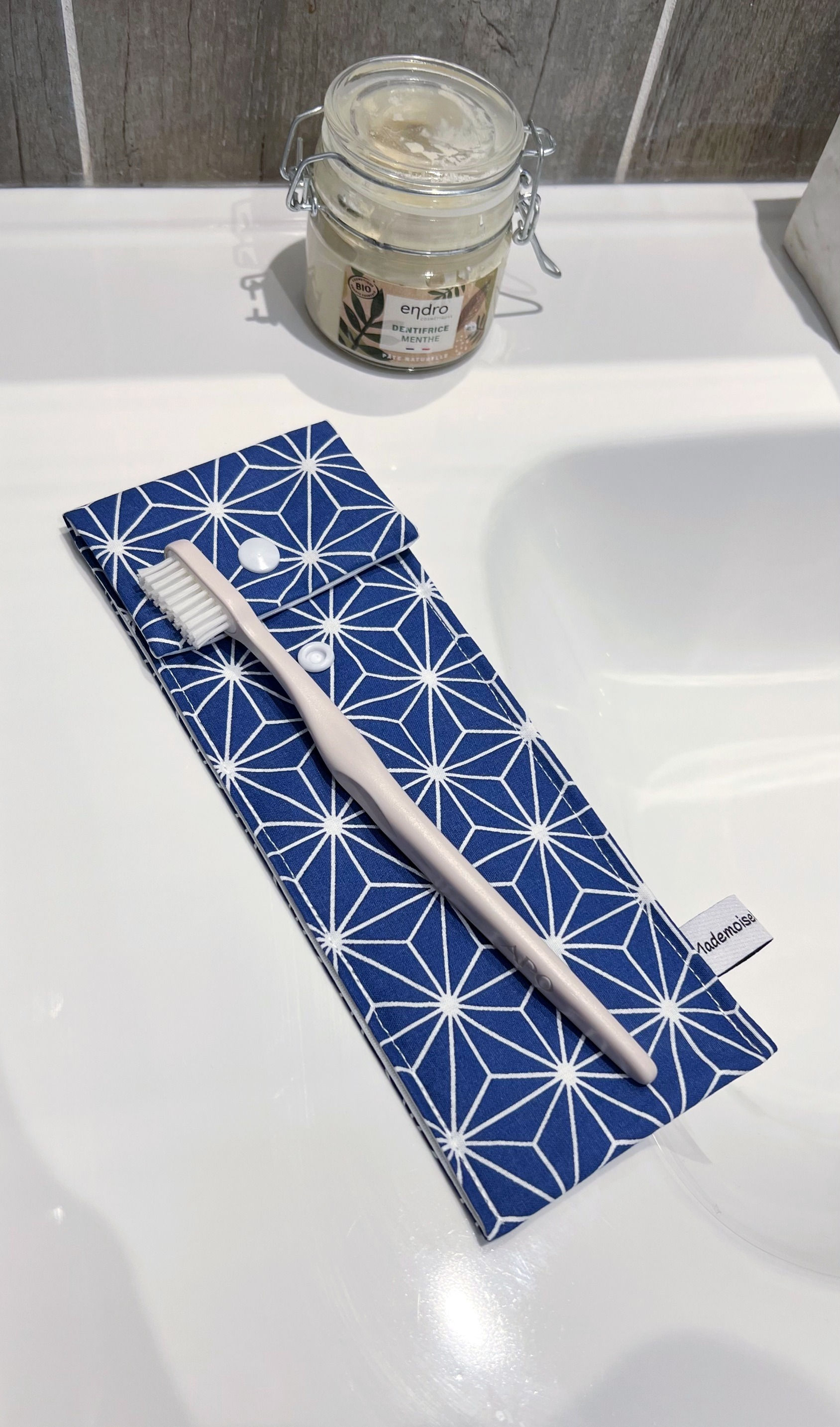 Pochette imperméable XS bleu marine