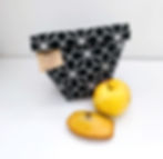Miniaturbild: Sac à goûter imperméable noir graphique noir