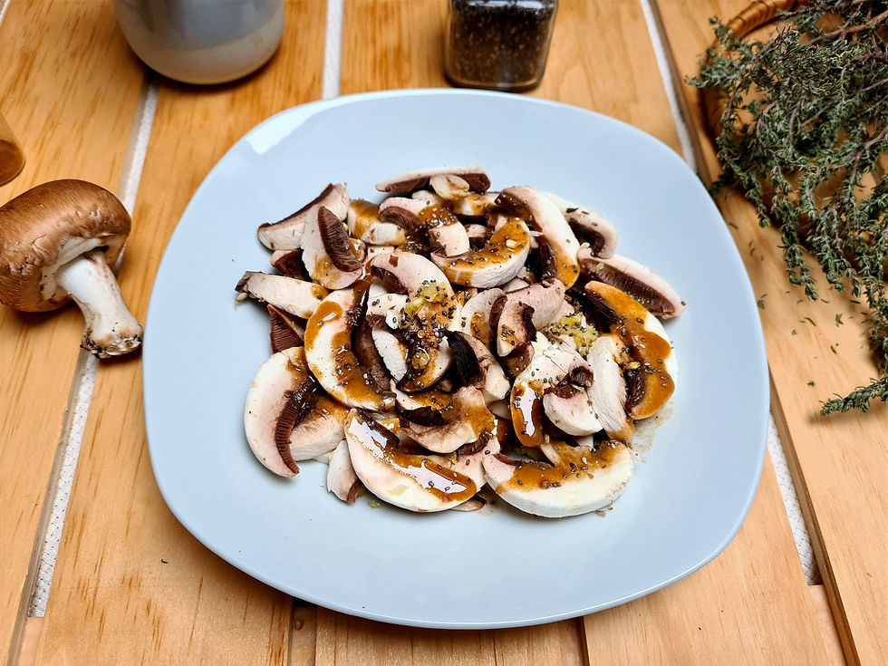Champignons vinaigrette