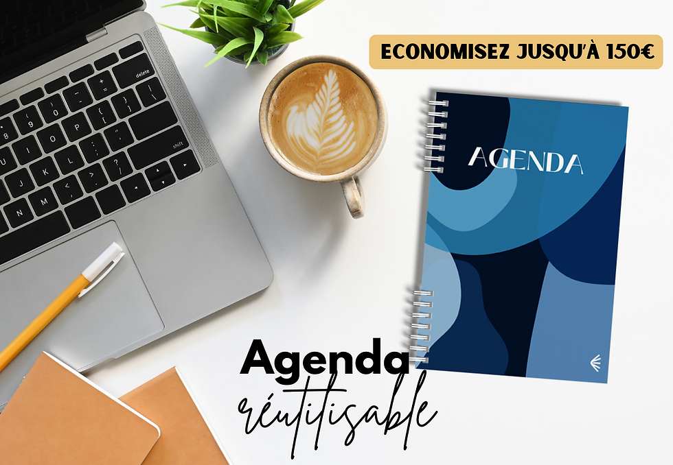Miniatura: Agenda Réutilisable A5 | Planner Effaçable Écologique - Bleuda