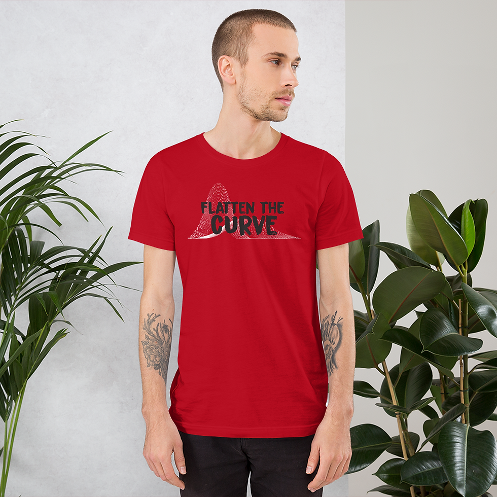 Thumbnail: Flatten the Curve Short-Sleeve Unisex T-Shirt