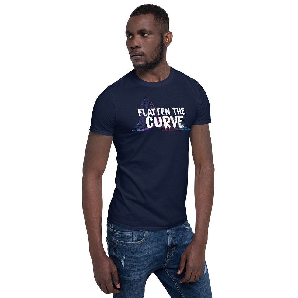 Thumbnail: Flatten the Curve #2 Short-Sleeve Unisex T-Shirt