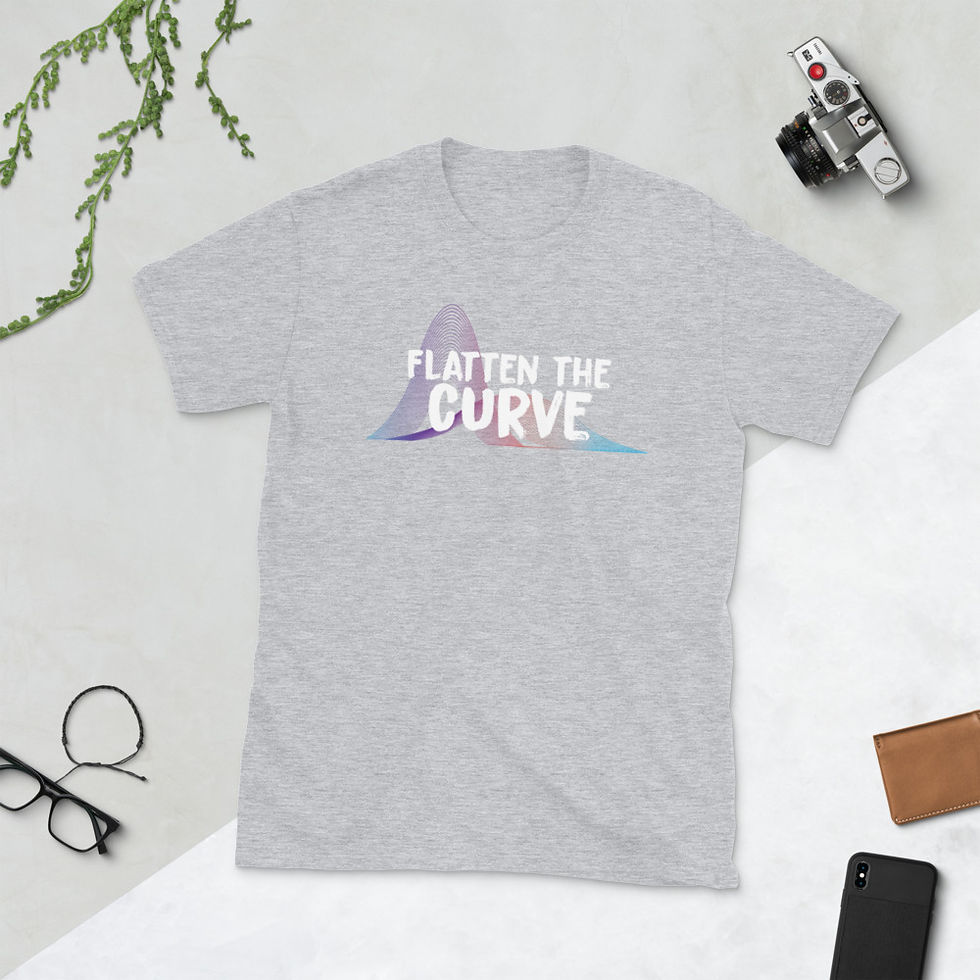 Thumbnail: Flatten the Curve #2 Short-Sleeve Unisex T-Shirt