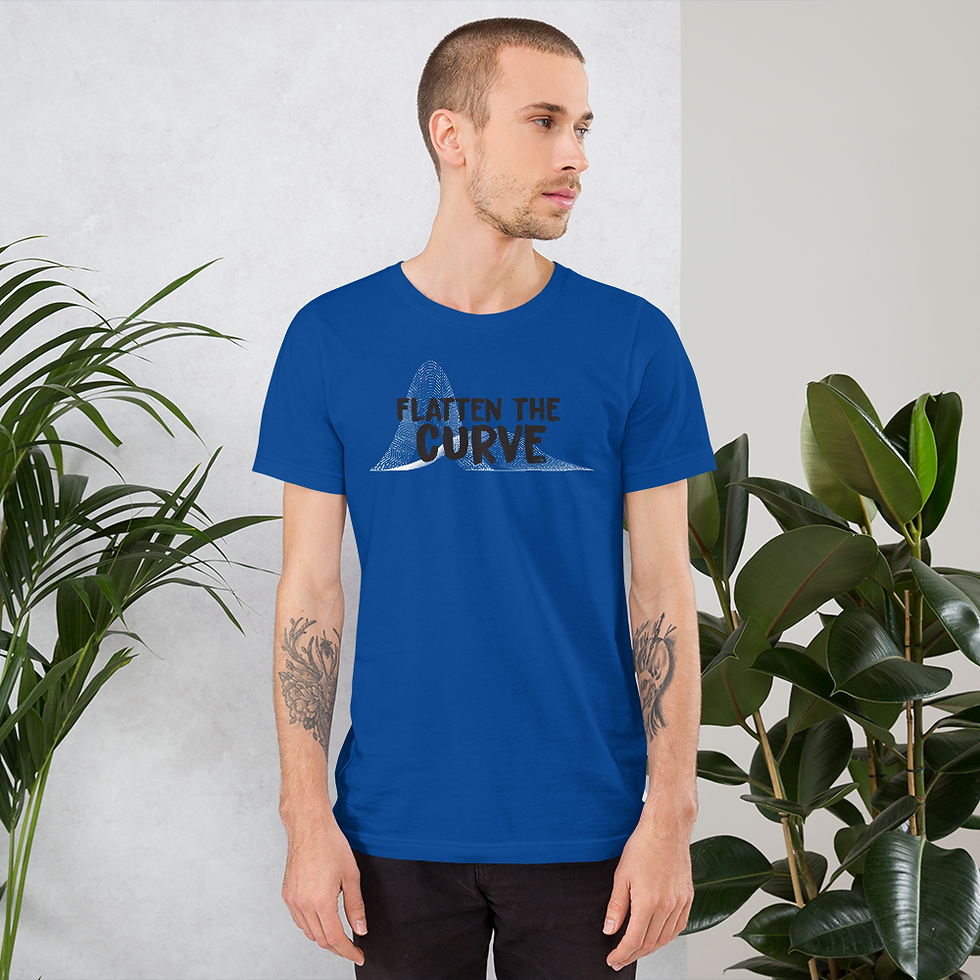 Thumbnail: Flatten the Curve Short-Sleeve Unisex T-Shirt
