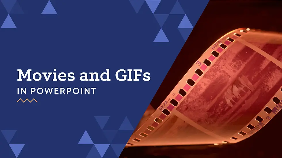 PowerPoint 101: Movies and Animated GIFs in PowerPoint