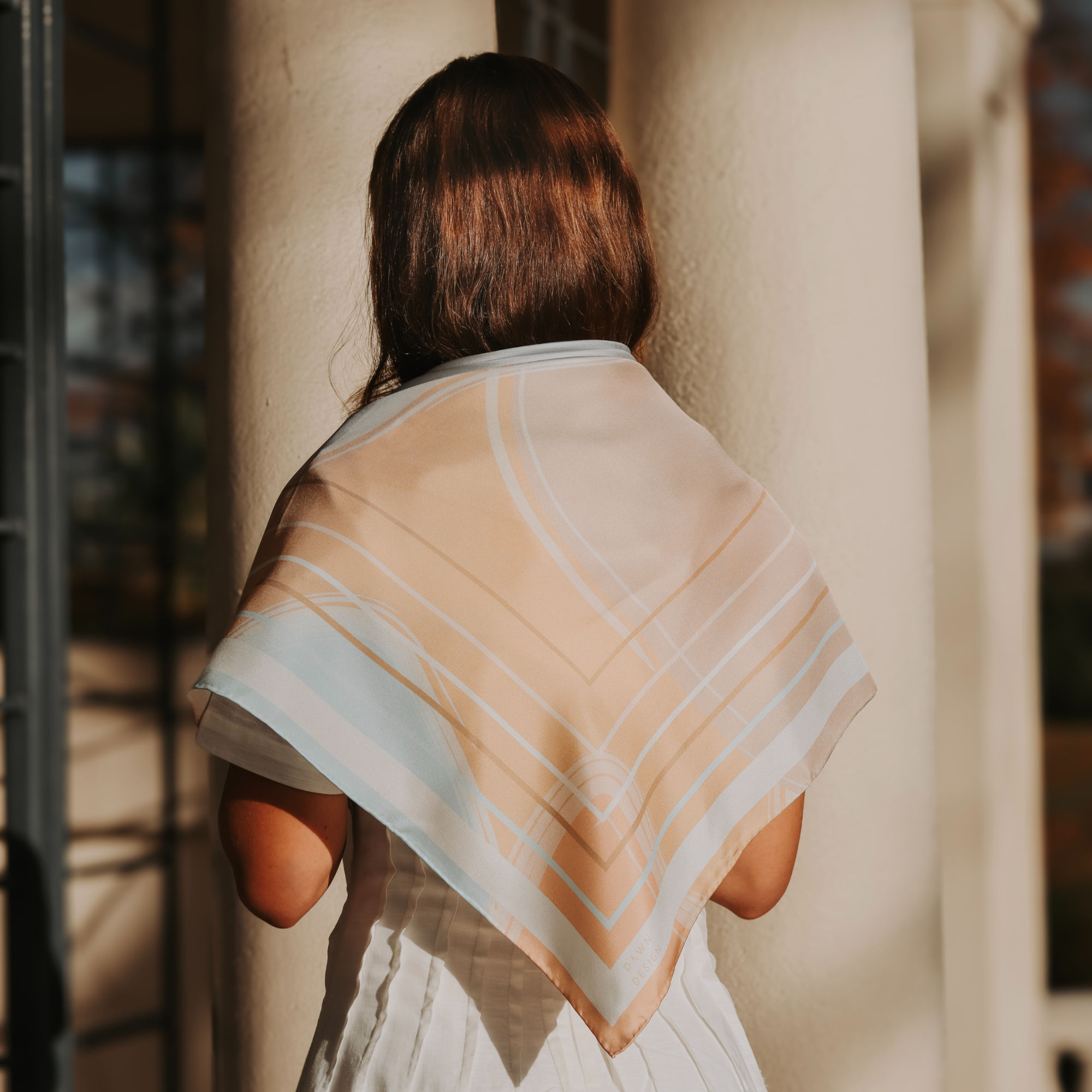 Pastel Drift - Silk Scarf
