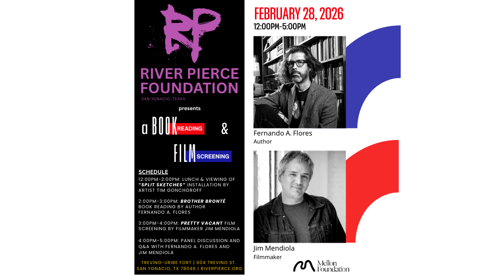 Brother Brontë Book Reading by Fernando A. Flores & Pretty Vacant Film Screening by Jim Mendiola
