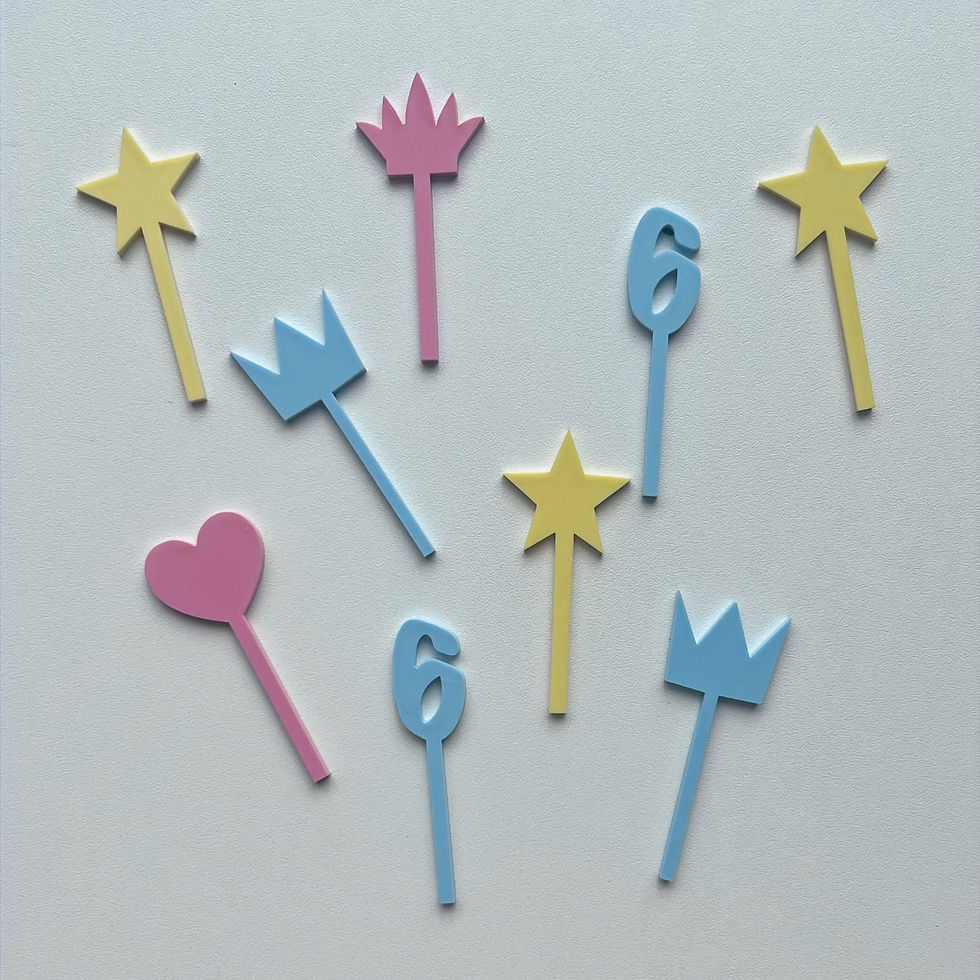 Thumbnail: Minis Cake Toppers Couronnes