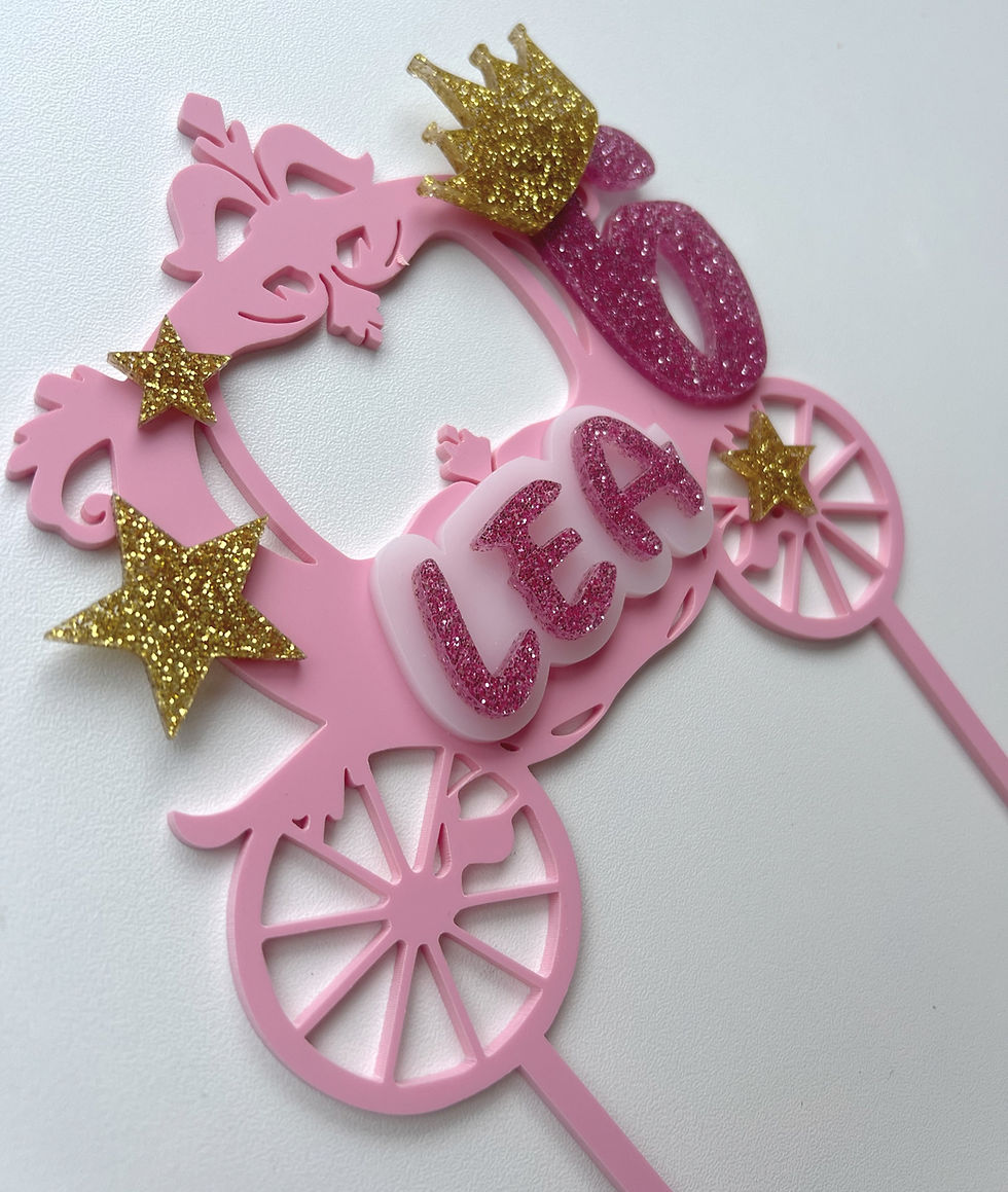 Miniaturbild: Cake Topper Carrosse