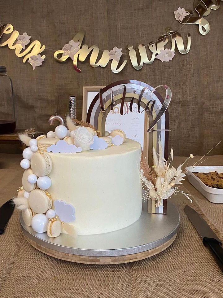 Miniaturbild: Cake-Topper Arc-en-ciel
