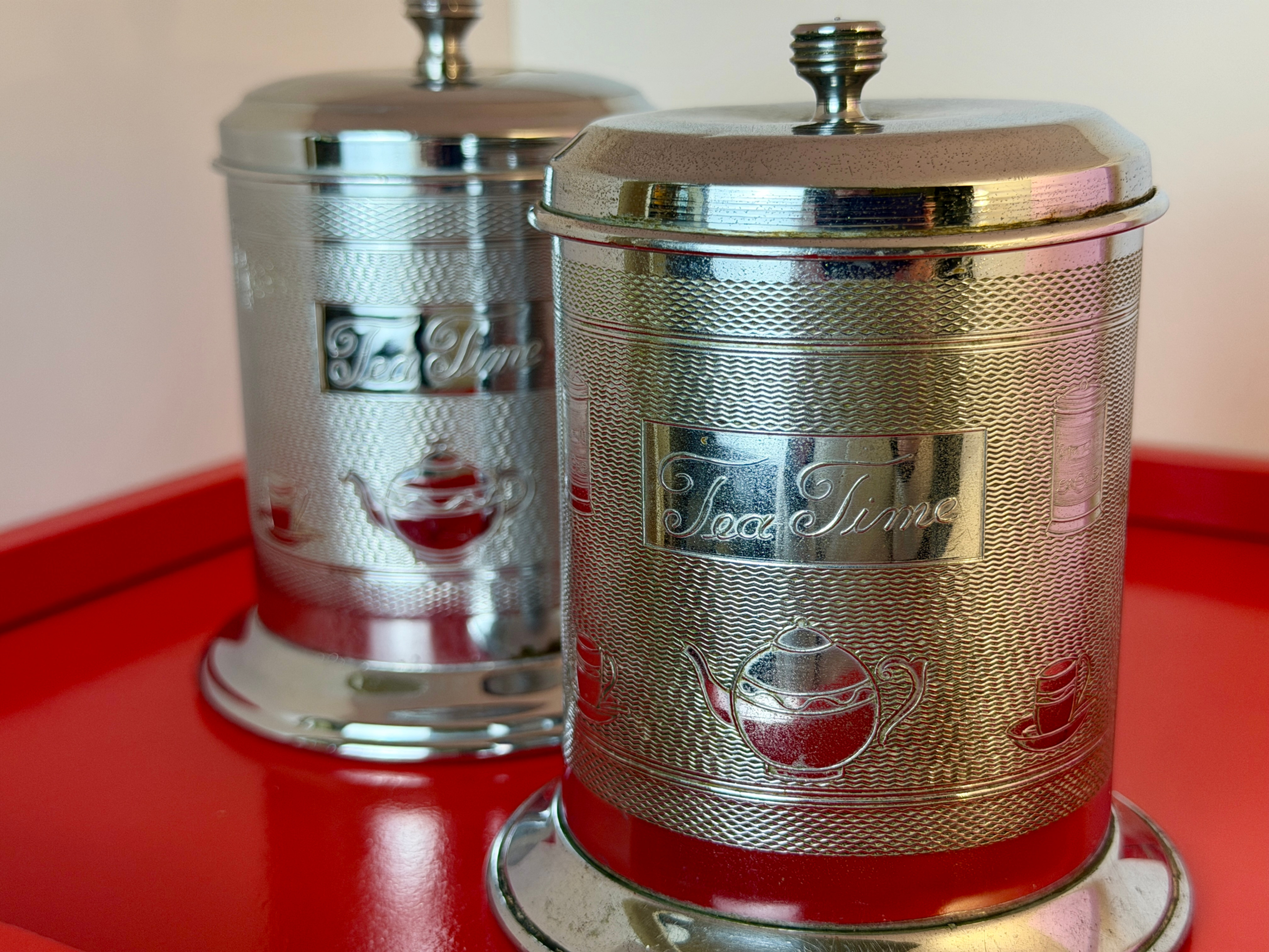 Tea Caddy Pair