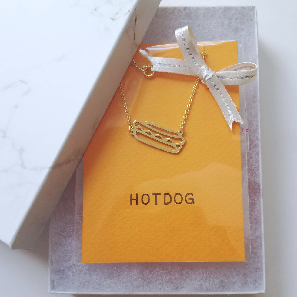 Thumbnail: Hotdog necklace